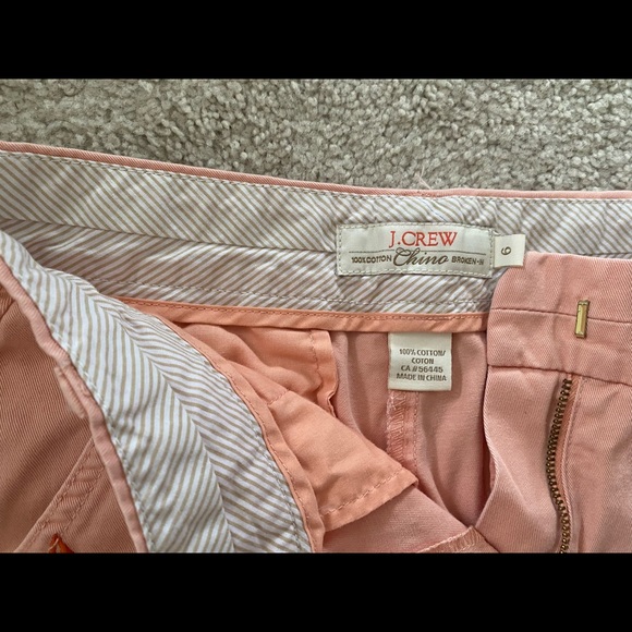 J Crew Orange Sailboat Chinos - Picture 3 of 3